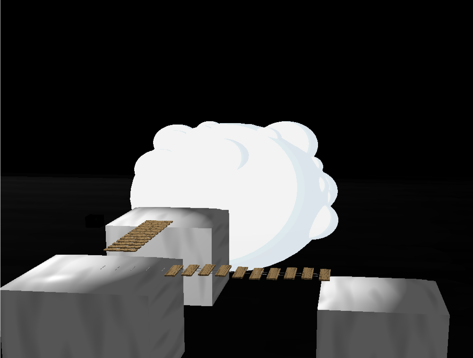 A cloudy shaded thing